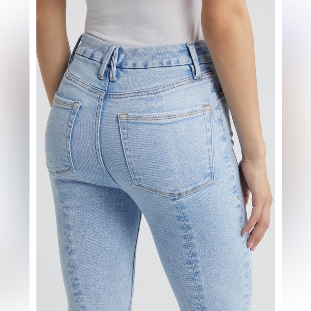 Good American High Rise Ankle Slim Jeans